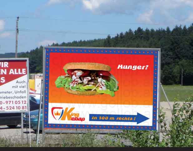 16-Bogen Plakat im Querformat - Hunger?