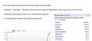 Vortrag - Zugriffe auf Webseite steigern